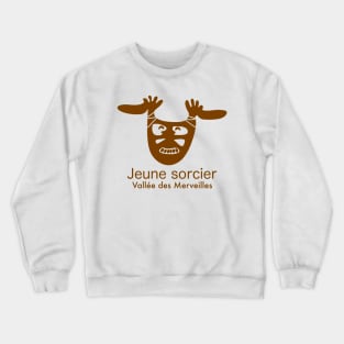 Jeune Sorcier - Vallée des Merveilles - marron Crewneck Sweatshirt